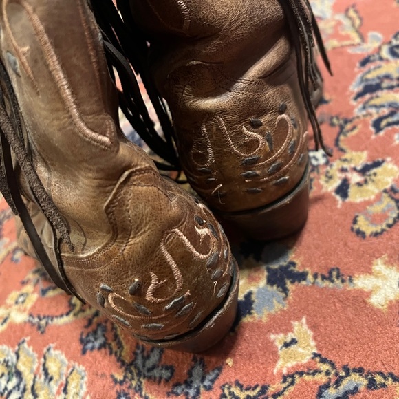 Corral cowboy boots w fringe - Picture 3 of 11